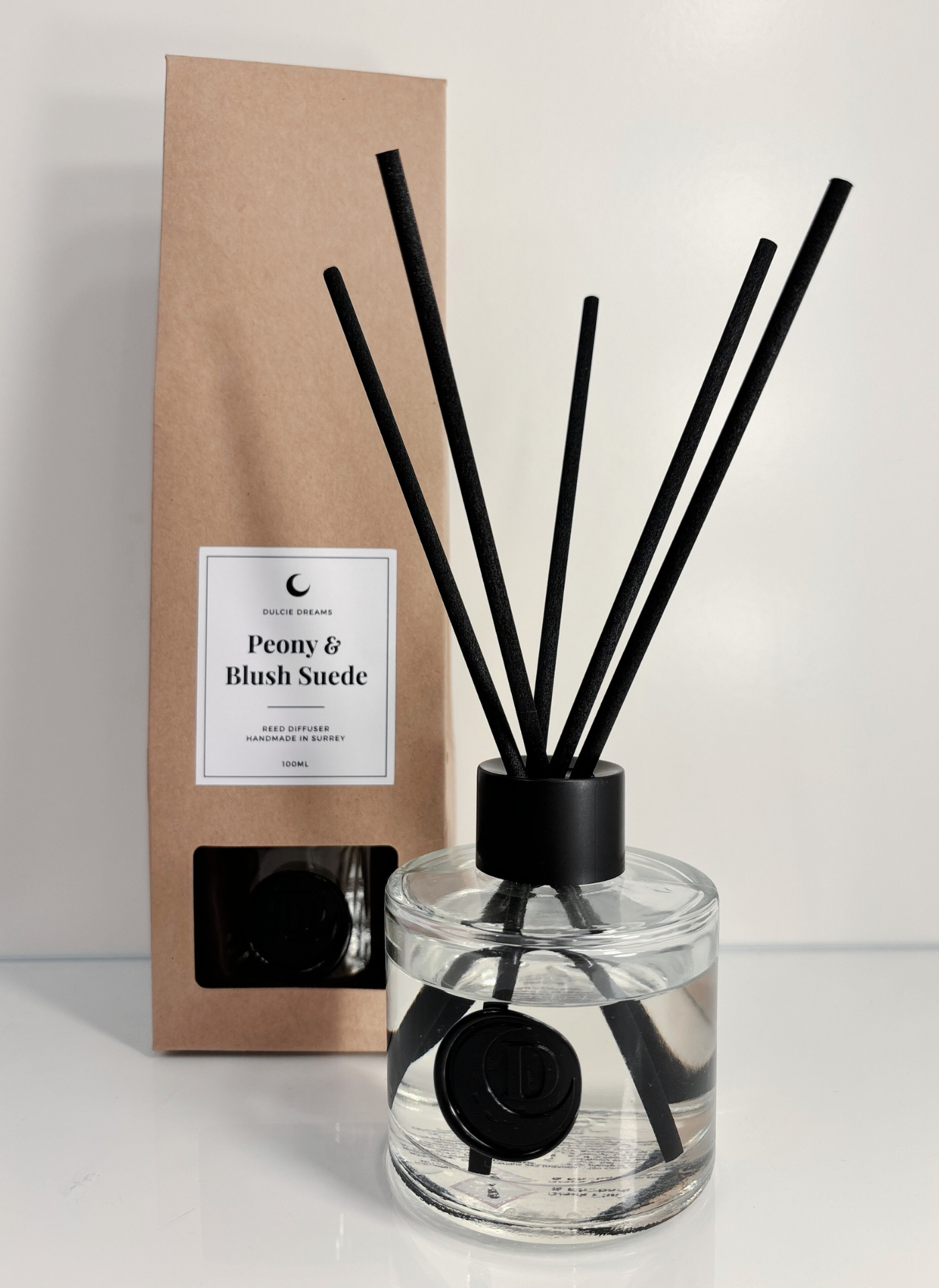 Peony & Blush Suede Reed Diffuser