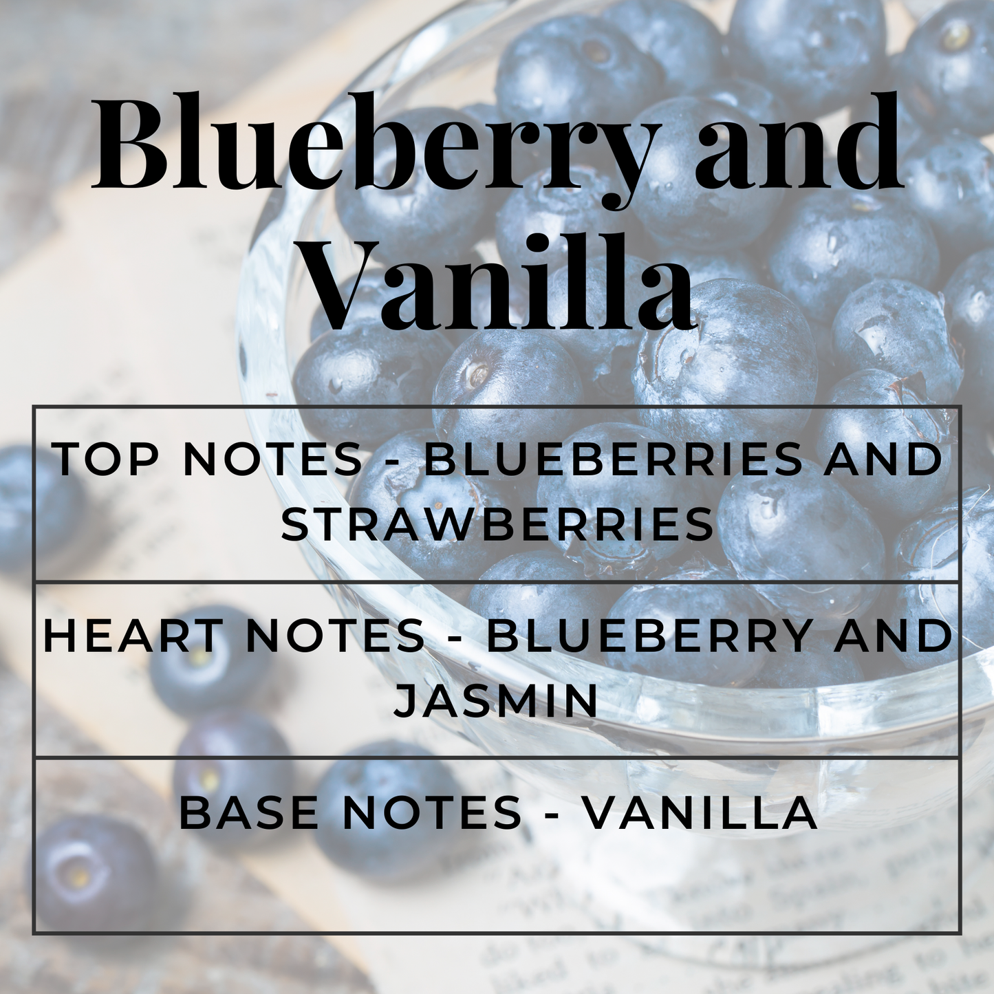 Blueberry & Vanilla Wax Melts